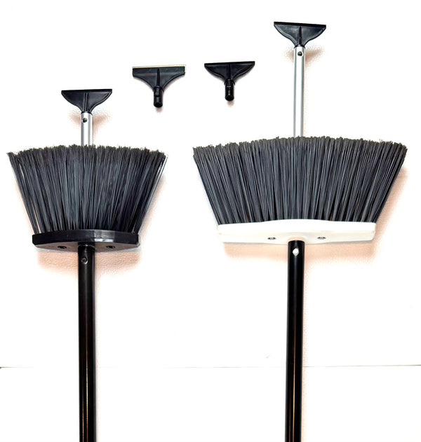 Ultimate SweepEasy Starter Bundle | Full Size + Pro Lobby Broom + Bonus Scrapers — Black 1